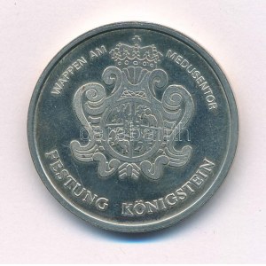 Német Szövetségi Köztársaság DN Köningstein-erőd fém emlékérem (35mm) T:2 German Federal Republic ND ...