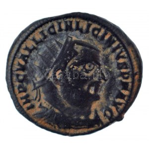 Római Birodalom / Alexandria / I. Licinius 321-324. 1/4 Follis bronz (2,35g) T:2 patina Roman Empire / Alexandria ...