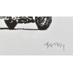Banksy: Donut. Ofszet litográfia, papír, jelzett a nyomaton, POW Printmaking szárazpecséttel Grafiart - Aviomar UK...