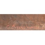 Camillo Carl Brockelmann (1883-1963), Frans Hals után: Éneklő és lantozó fiúk. Olaj, vászon, kartonra kasírozva...