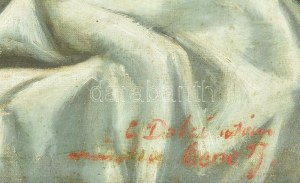 id. Czene Béla (1886-1944 körül), Carlo Dolci (1616-1686) után: Madonna a kisdeddel. Olaj, vászon. Jelezve jobbra lent...
