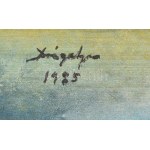 Drégely László (1932-1990): Csendélet. Olaj, farost, jelezve balra fent, fakeretben, 27×37 cm