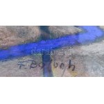 F. Balogh Erzsébet (1955-): Egerszalóki hőforrás (Saliris Hotel). Pasztell, papír, jelzett. Dekoratív...