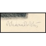 Pohárnok Zoltán (1905-1976): Fekvő. Rézkarc, papír, jelzett. Lap széle kissé sérült, apró foltokkal...