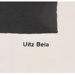 Uitz Béla (1887-1972): Borítólap terv 1924. Szitanyomat. Készítette 1979-ben 130példányban a Pesti Műhely: Bak Imre...