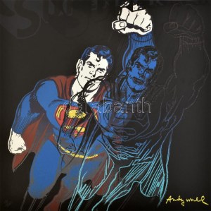 Andy Warhol (1928-1987): Superman. Ofszet litográfia, papír, jelzett a nyomaton. Kézzel sorszámozott 180...