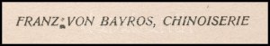 Franz von Bayros (1866-1924): Chinopiserie. Erotikus heliogravűr, papír, jelzett a nyomaton 17...