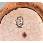 Retró kerámia váza, jelzett, hibátlan, m: 21,5 cm