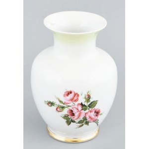 Hollóházi váza, jelzett, hibátlan, m: 17 cm