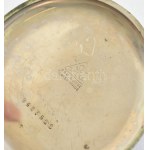 Omega fém tokos zsebóra, működik, kopásnyomokkal, d: 4,5 cm