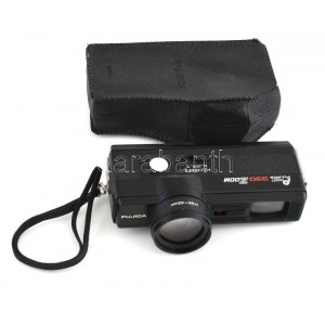 cca 1970-1980 Pocket Fujica 330 Zoom analóg fényképezőgép, jó állapotban, eredeti tokjában / Vintage Pocket film camera...