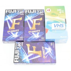 5 db 240 perces bontatlan VHS kazetta