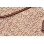 DKNY Donna Karan válltáska, vászon, bőr, 22x23 cm