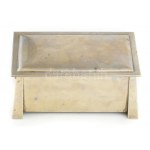 L & MT Co. Fatima nikkelezett doboz, jelzett, 9,5x16 cm