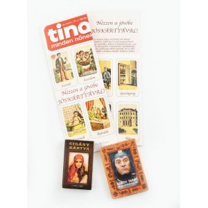 Tina magazin vágatlan jóskártya Ezo.TV maja jóskártya + Cigány kártya