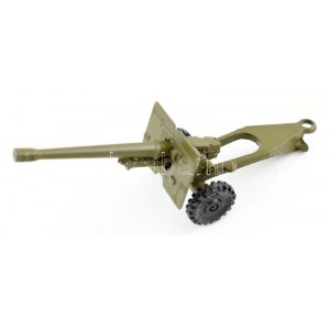 Szovjet ágyú, löveg, fém modell, eredeti dobozában, h: 11 cm