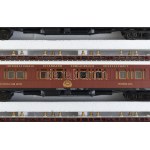 Liliput H0 Orient Express 860 cikkszámú vasútmodell, 5 részes kocsi szett, újszerű állapotban, eredeti dobozában ...