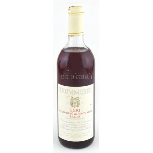 1997 Thummerer Egri Kékoportó & Pinot Noir. Pincében, szakszerűen tárolt, bontatlan palack száraz rozébor, 12%, 0,75 l...