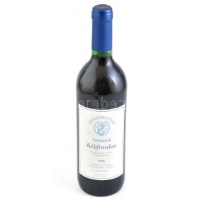 1996 Vesztergombi Szekszárdi Kékfrankos. Pincében, szakszerűen tárolt, bontatlan palack száraz vörösbor, 12,5%, 0,75 l...