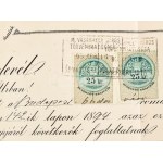 1880-1913 Bp.-Orosháza, 3 db házassági anyakönyvi kivonat, okmánybélyegekkel