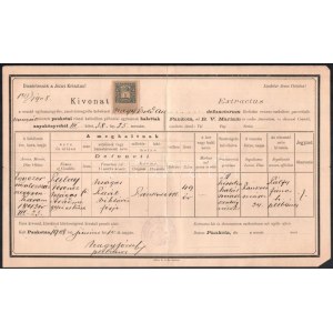 Pankota 1908 Halotti anyakönyvi kivonat