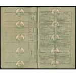 1922 Hangya szövetkezet tagsági könyv