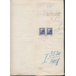 1928 Belatiny Arthur Pezsgőborgyár Budapest fejléces boríték + számla, hódmezővásárhelyi m. kir...