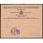 1928 Belatiny Arthur Pezsgőborgyár Budapest fejléces boríték + számla, hódmezővásárhelyi m. kir...