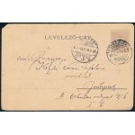 1899 Kolozsvár, Kézdi-Kovács László (1864-1942) festőművész, műkritikus autográf képeslapja feleségének: ...