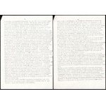 1985 Érdekes gépirat, a zsidó származású Nádas család által üzemeltetett...
