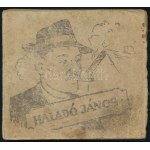 cca 1920-1930 Maradi Pál/Haladó János, kihajtható képes, humoros leporelló szerű grafikus kiadvány, a borítók kopottak...