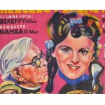 Herczeg Ferenc regénye, filmplakát, rendezte: Hamza D. Ákos, szakadásokkal, 124×92 cm