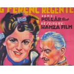 Herczeg Ferenc regénye, filmplakát, rendezte: Hamza D. Ákos, szakadásokkal, 124×92 cm