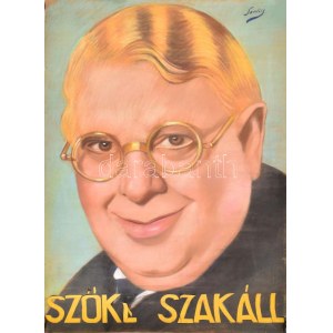 cca 1930 Szőke Szakáll pasztell plakát terv. Feltehteően Gärtner Sándor...