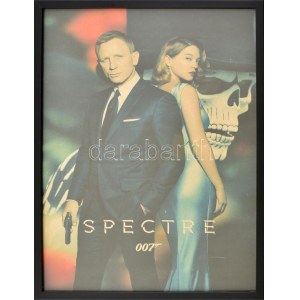 James Bond 007 poszter, 40x30 cm, üvegezett keretben,