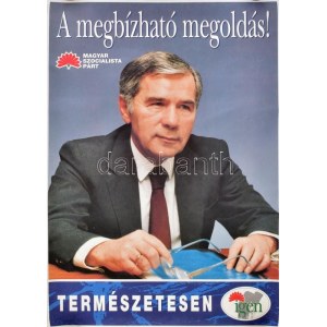 1994 MSZP - Természetesen választási plakát 30x40 cm