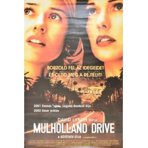 2001 Mulholland Drive, A sötétség útja, moziplakát, szakadásokkal, 96×68 cm