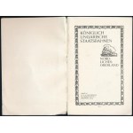 Königlich Ungarische Staatsbahnen. Nördliches Oberland. Bp., 1914, Erdélyi K.u.K. Kiadói papírkötés, javított gerinc...
