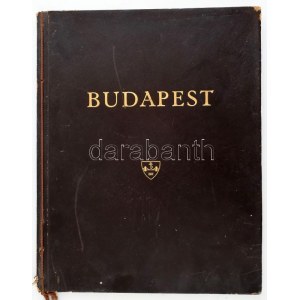 Budapest. Bp., 1931, Bp. Székesfőváros Idegenforgalmi Hivatala. Kiadói műbőr kötés, kopottas állapotban...