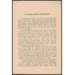 váradi Szabó János: Az aratási mizériák megszüntetése. Különlenyomat. Bp., (1909.), McCormick Harvesting Machine C....