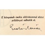 Erdős Renée: Nyírfaerdő. (Szanatóriumi jegyzetek). Bp., [1927], Révai, 160+(2) p. Egyedi egészbőr-kötésben, viseltes...