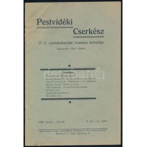 1934,35 2 ritka cserkész lap: Pestvidéki cserkész, Táborkereszt