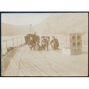 1914 Az SMS Kaiser Franz Joseph I, az Osztrák-Magyar Cs. és Kir. Haditengerészet (K.u.K. Kriegsmarine) I. Ferenc József...