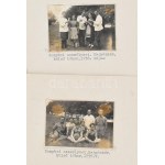 1938-1939 A hajmáskéri katonai laktanya konyhai személyzetének 5 db feliratozott fotója kartonon...