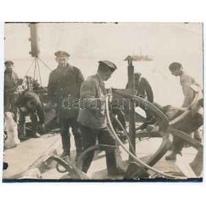 cca 1914-1918 SMS Álmos, az Osztrák-Magyar Császári és Királyi Haditengerészet (k.u.k. Kriegsmarine...