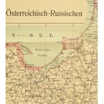 cca 1910 Freytag Österreichische-Russische und Deutsch-Russische Grenzgebiete ...