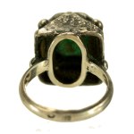 Silver ring with stone, ORNO (13)