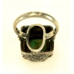 Silver ring with stone, ORNO (13)