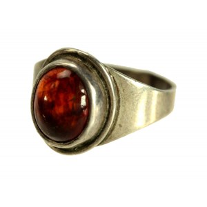 Silver ring with stone, ORNO (17)