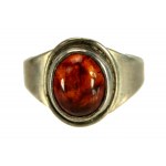 Stříbrný prsten s kamenem, ORNO (17)